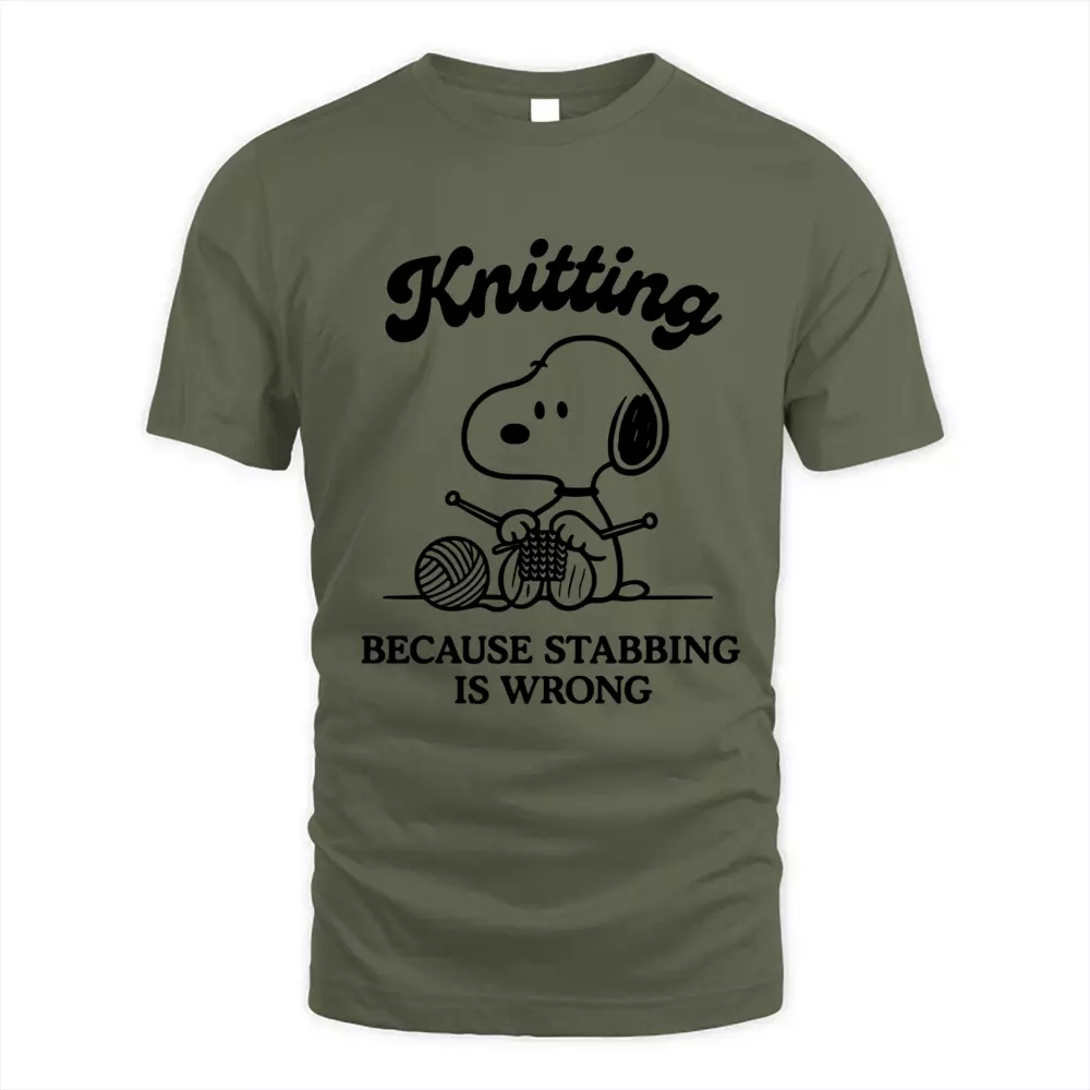Knitting Because Stabbing Is Wrong