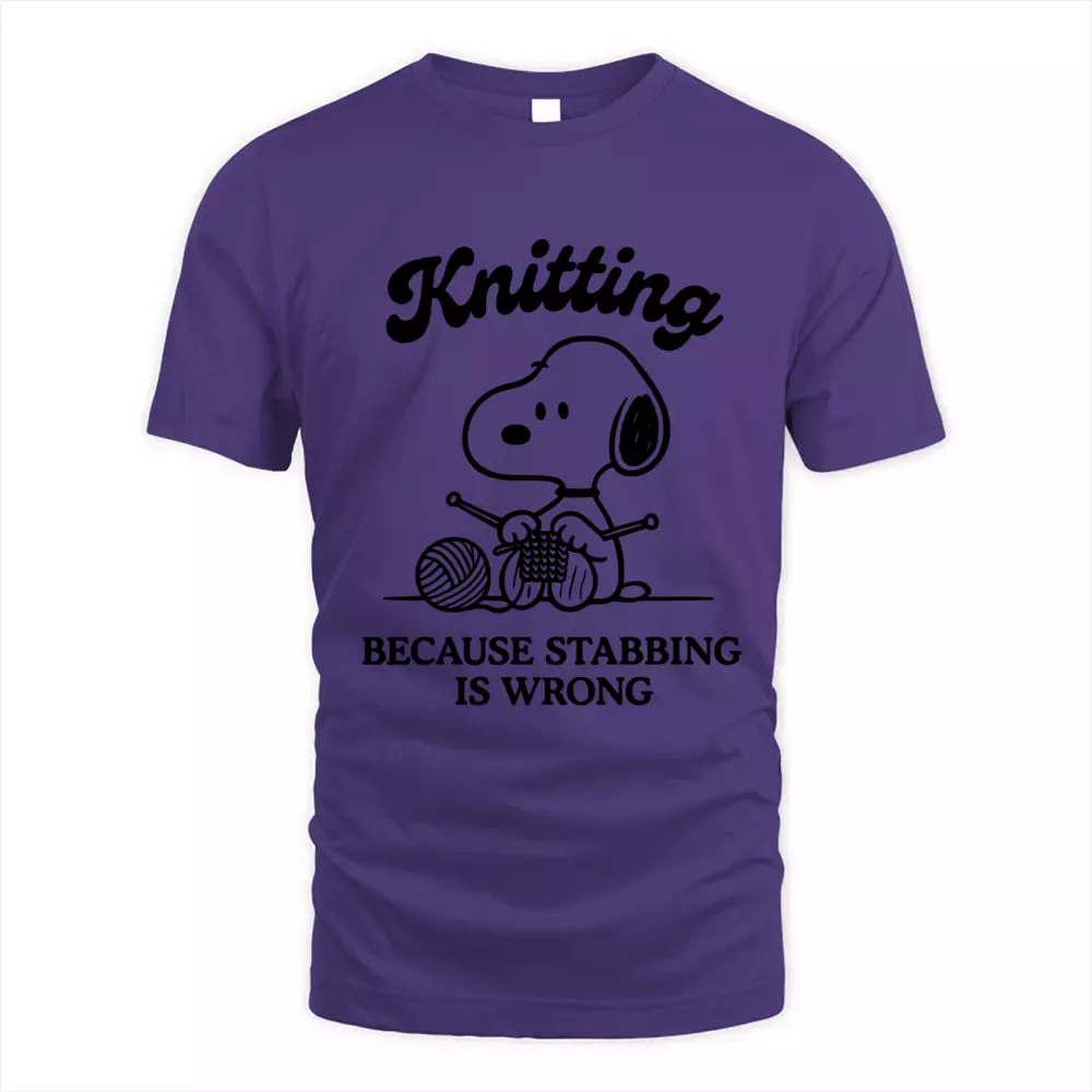 Knitting Because Stabbing Is Wrong