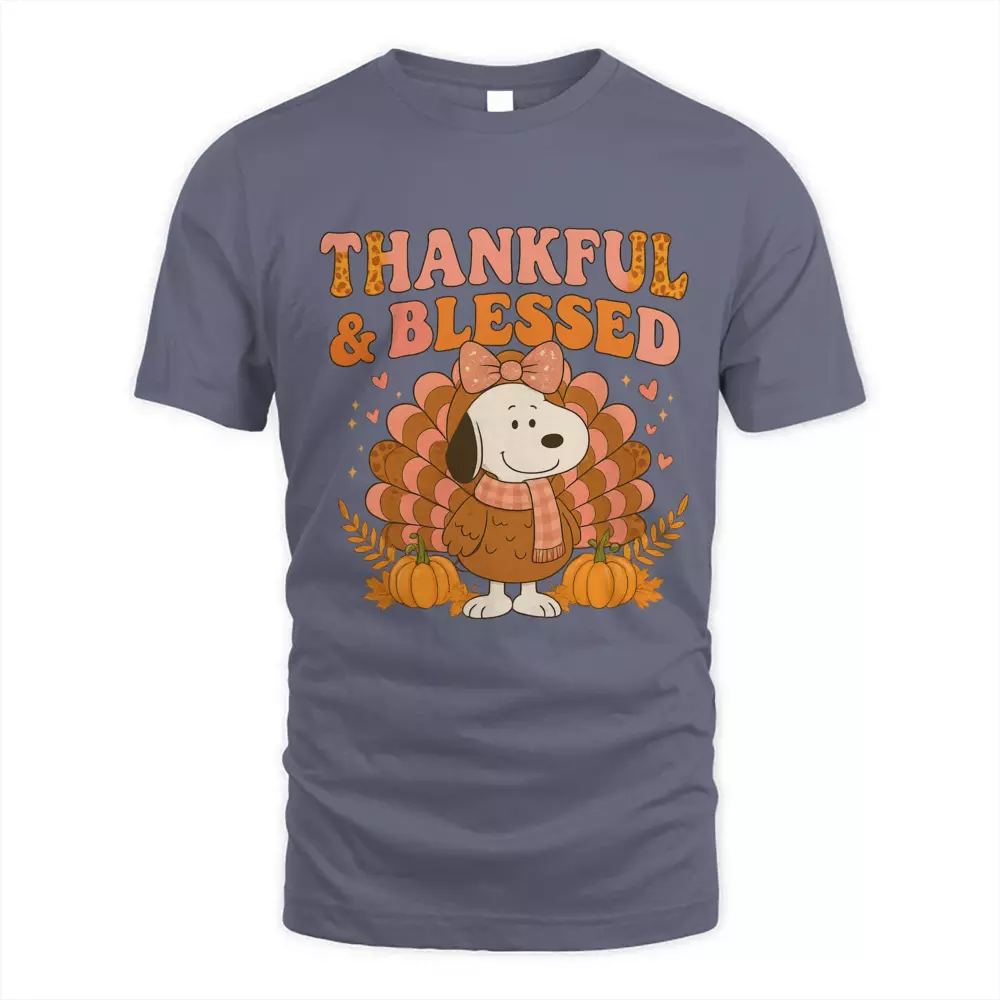 Thankful And Blessed Turkey Color