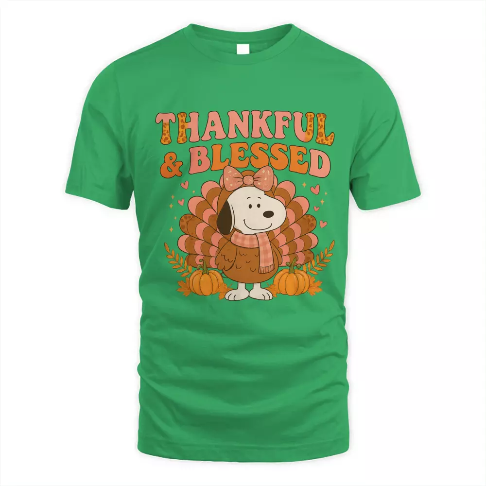 Thankful And Blessed Turkey Color