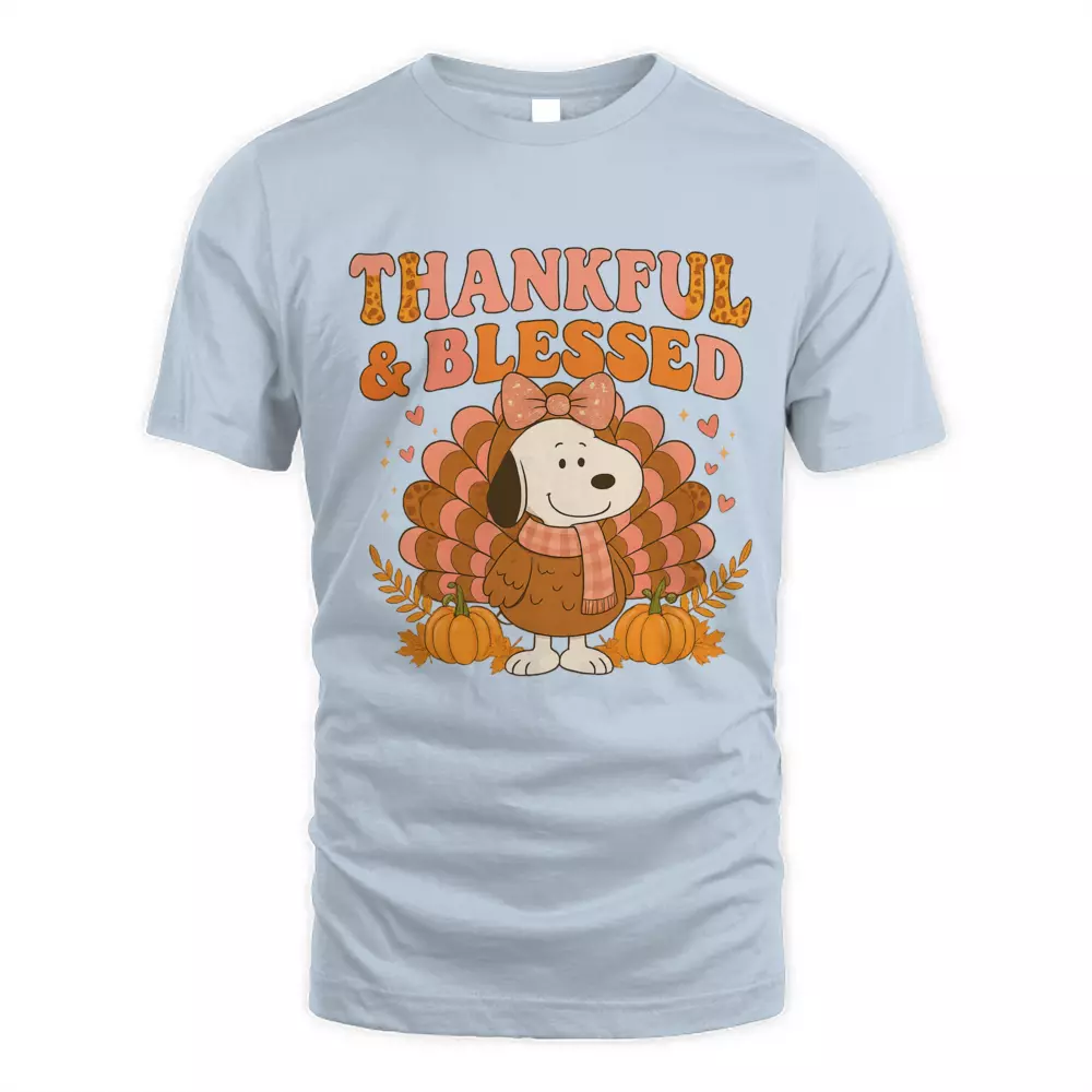 Thankful And Blessed Turkey Color