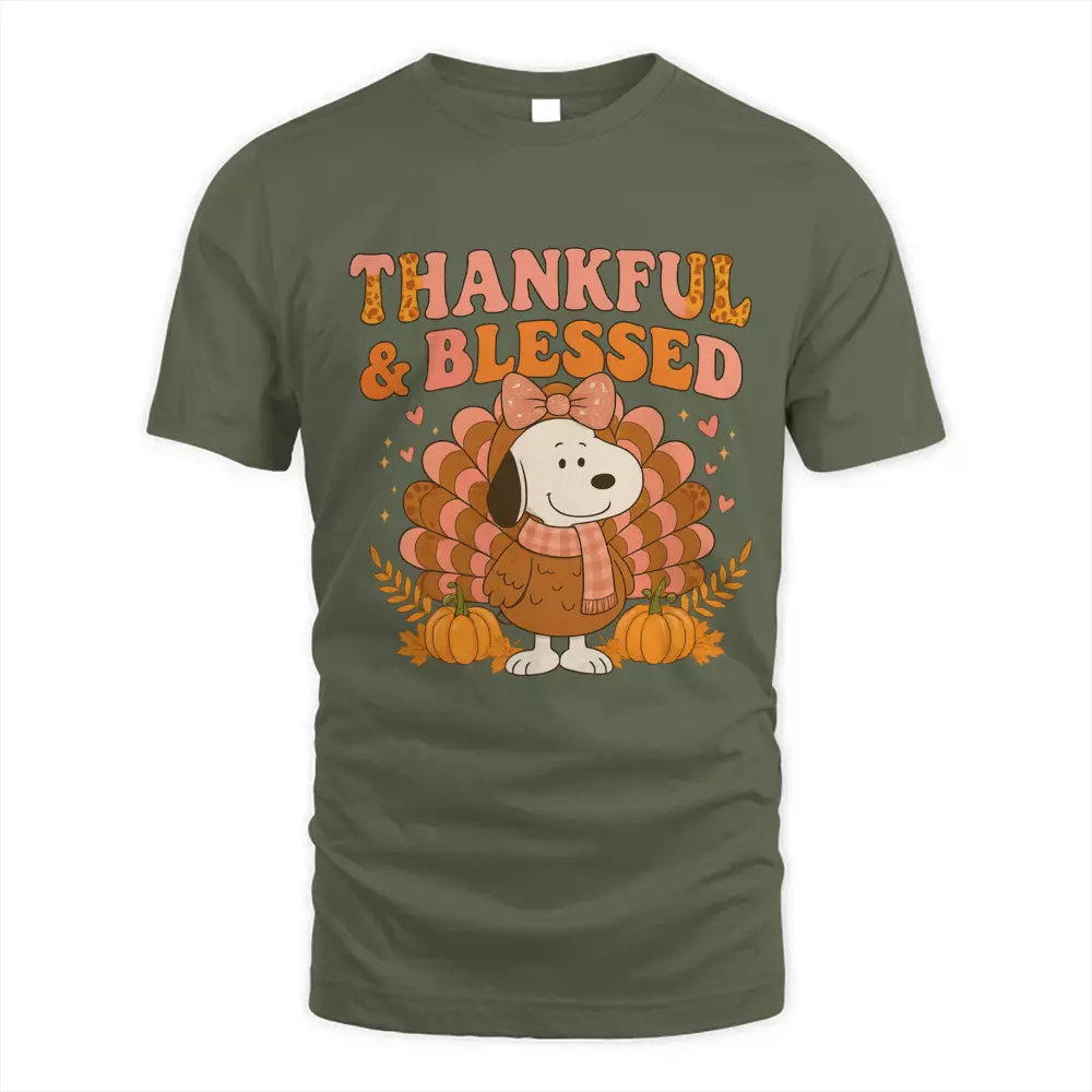 Thankful And Blessed Turkey Color