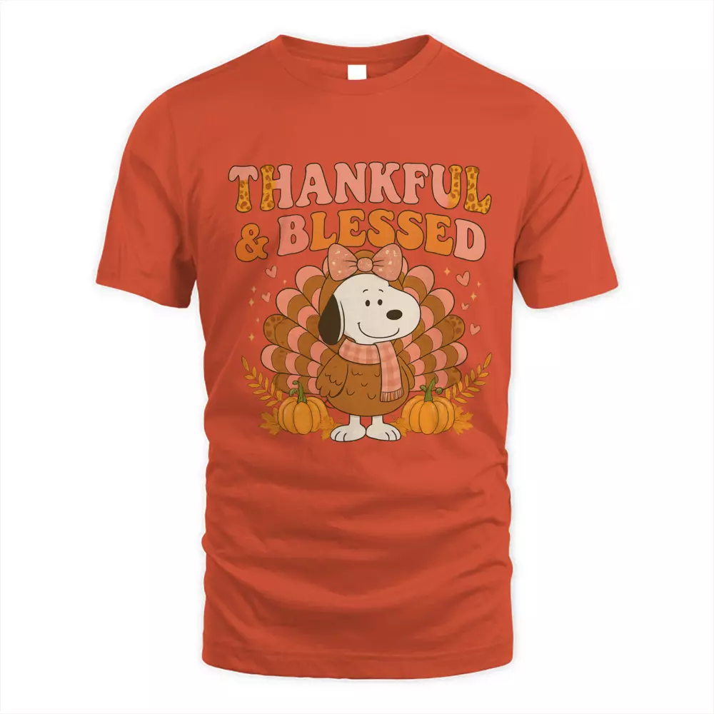 Thankful And Blessed Turkey Color