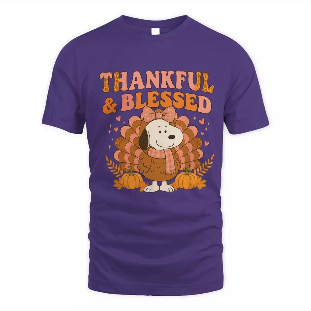 Thankful And Blessed Turkey Color
