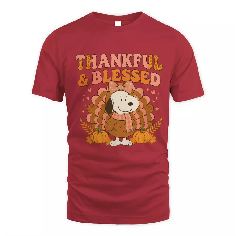 Thankful And Blessed Turkey Color