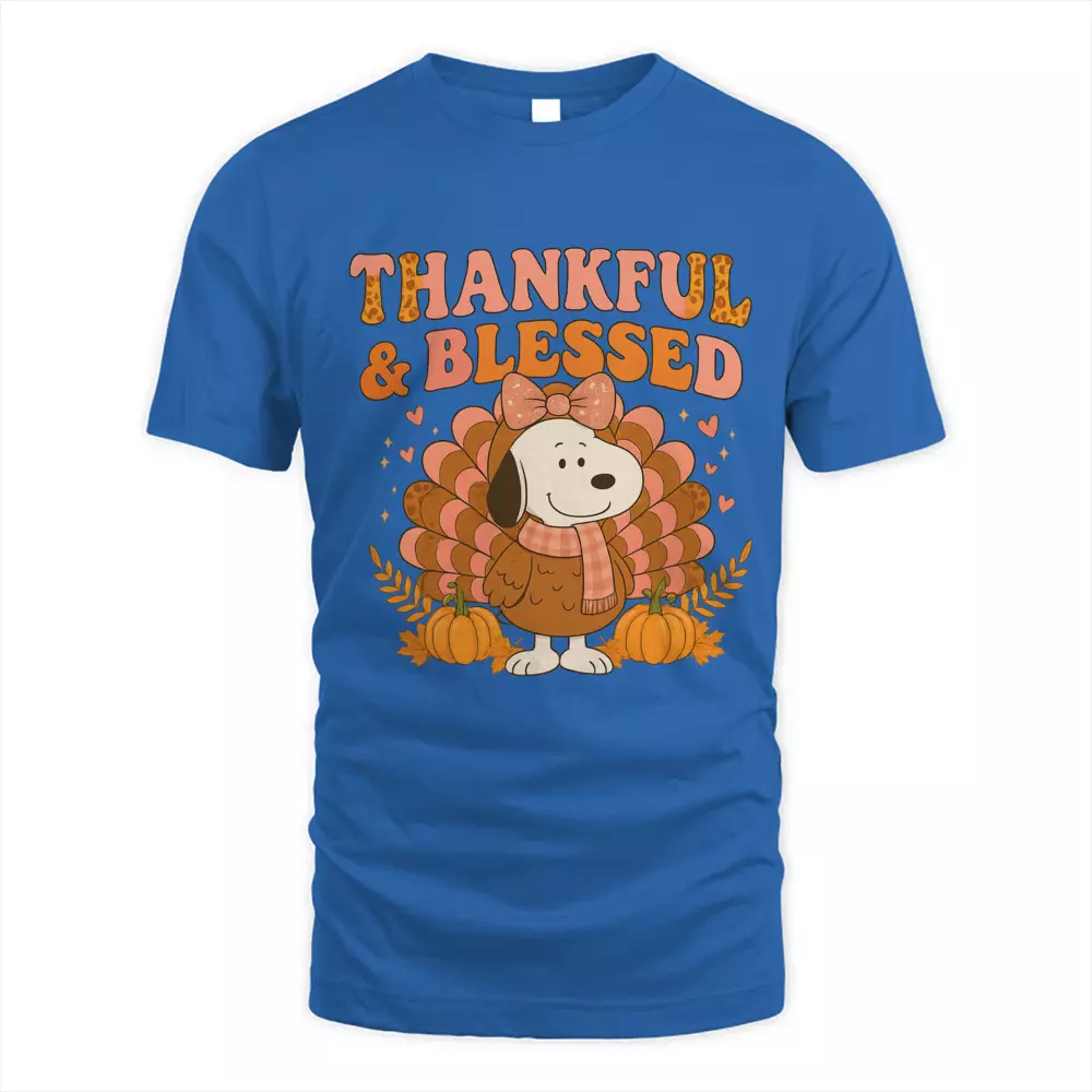 Thankful And Blessed Turkey Color