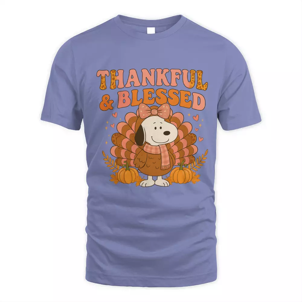Thankful And Blessed Turkey Color