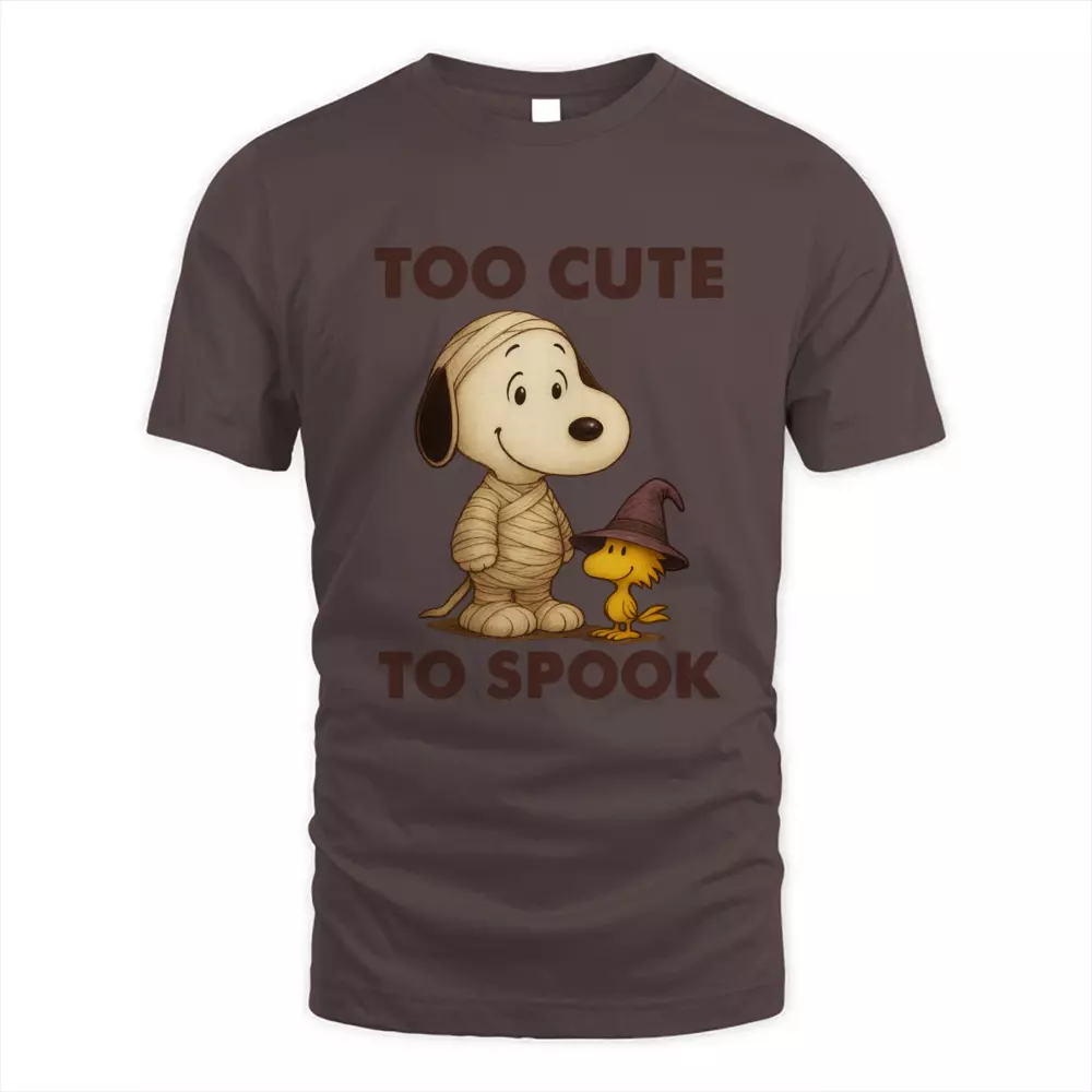 Too Cute To Spook Dog Bird Cute Witch Mummy Halloween
