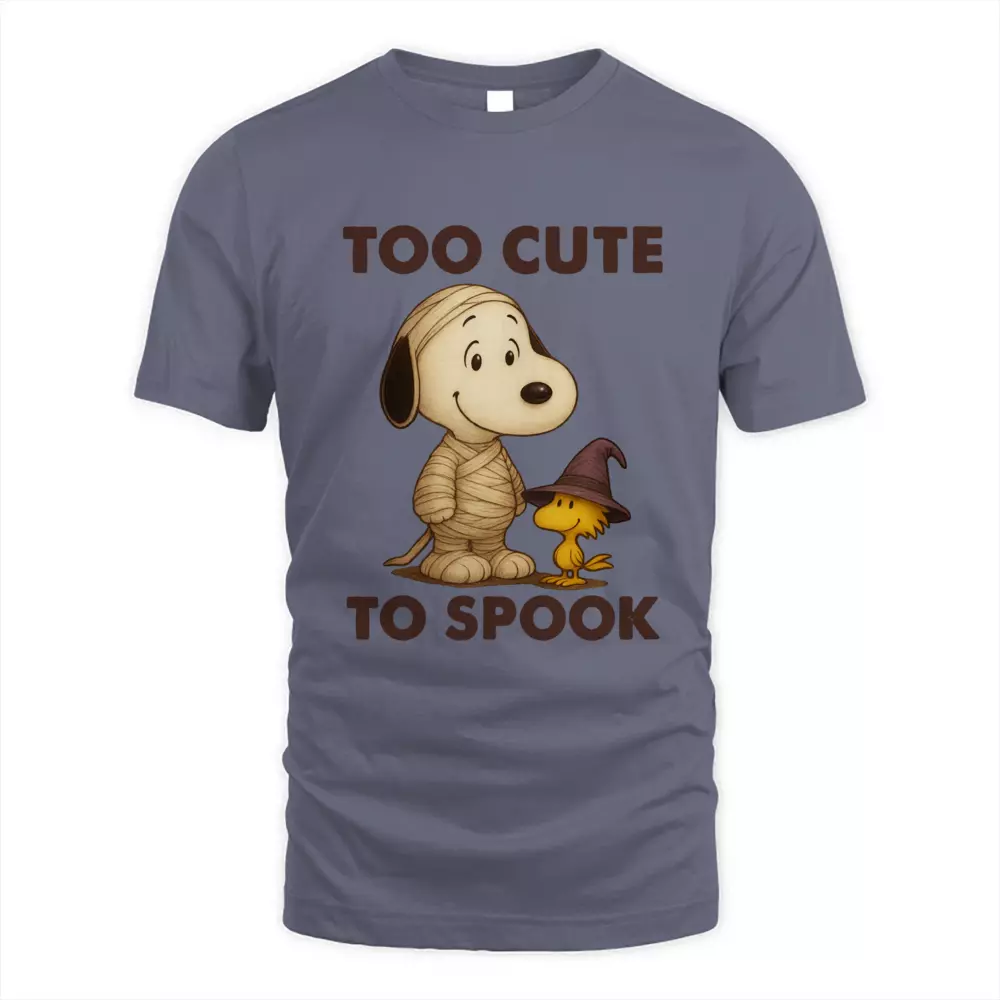 Too Cute To Spook Dog Bird Cute Witch Mummy Halloween