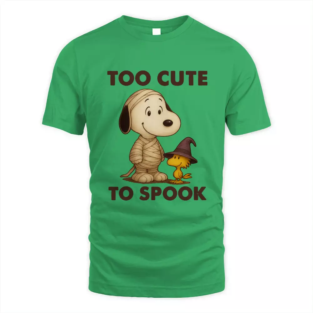 Too Cute To Spook Dog Bird Cute Witch Mummy Halloween