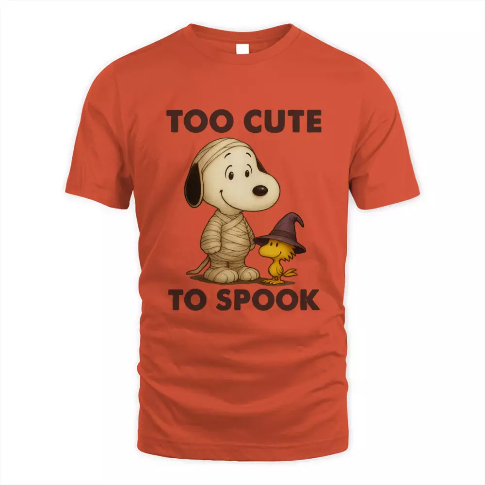 Too Cute To Spook Dog Bird Cute Witch Mummy Halloween