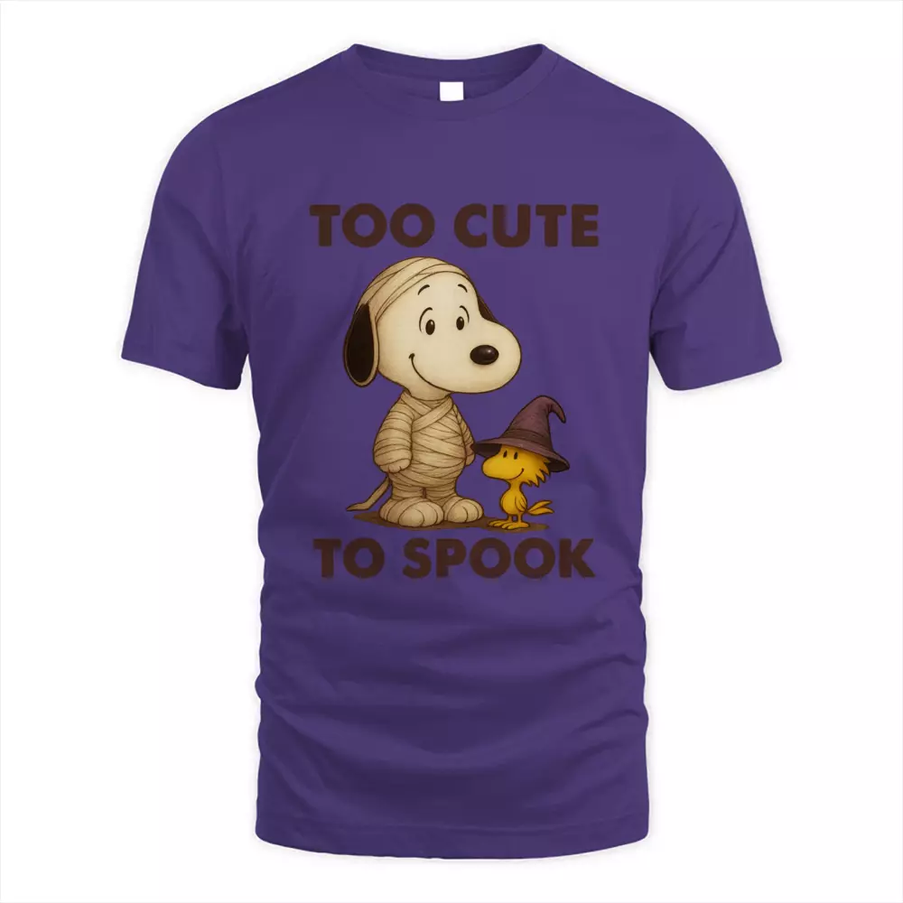 Too Cute To Spook Dog Bird Cute Witch Mummy Halloween