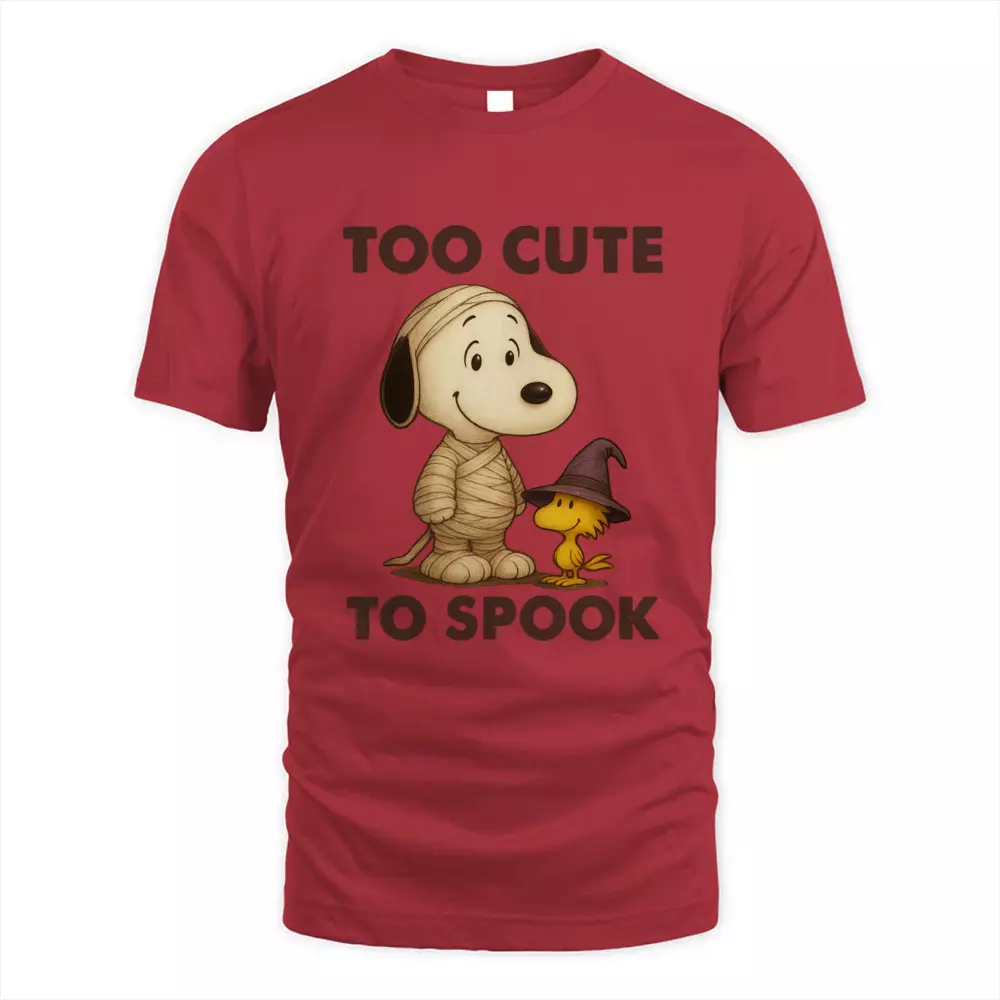 Too Cute To Spook Dog Bird Cute Witch Mummy Halloween