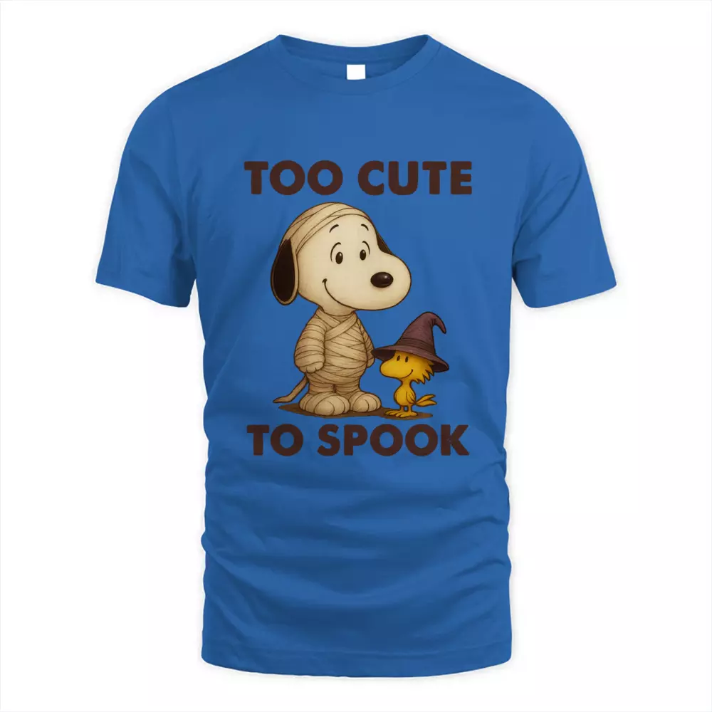 Too Cute To Spook Dog Bird Cute Witch Mummy Halloween
