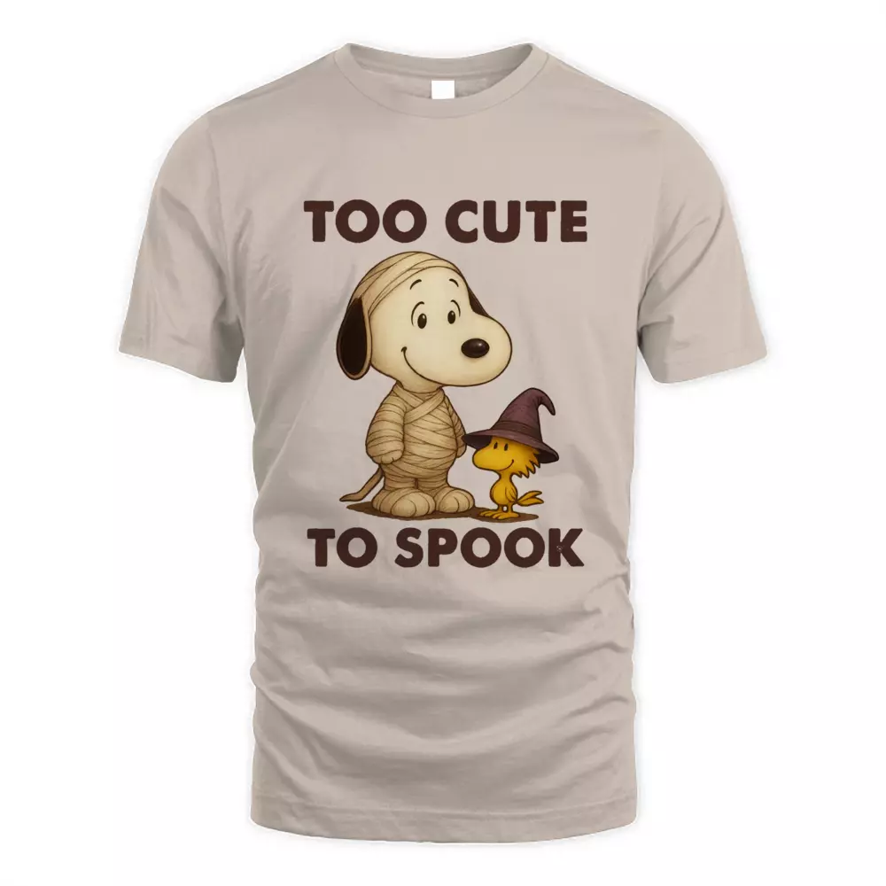Too Cute To Spook Dog Bird Cute Witch Mummy Halloween