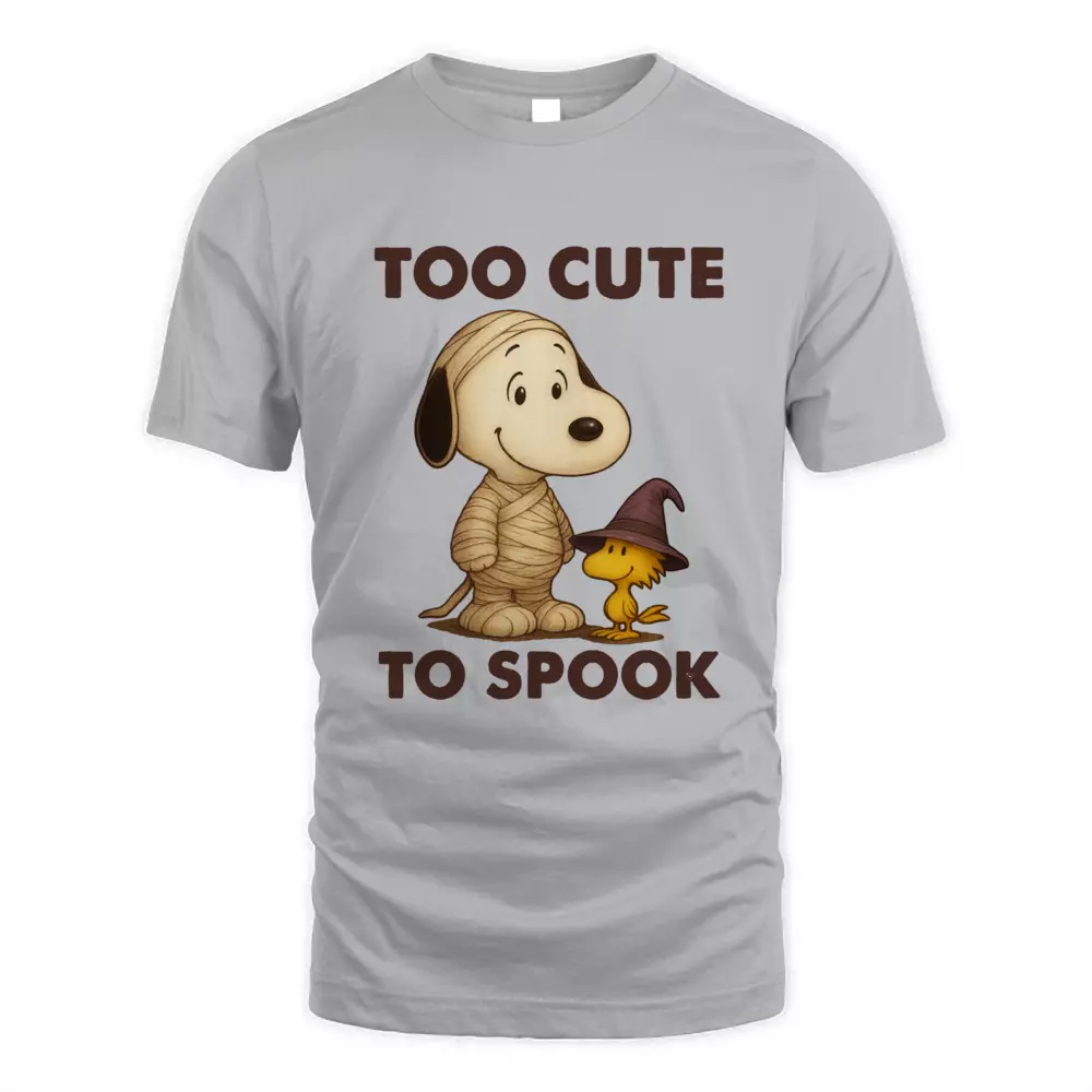 Too Cute To Spook Dog Bird Cute Witch Mummy Halloween