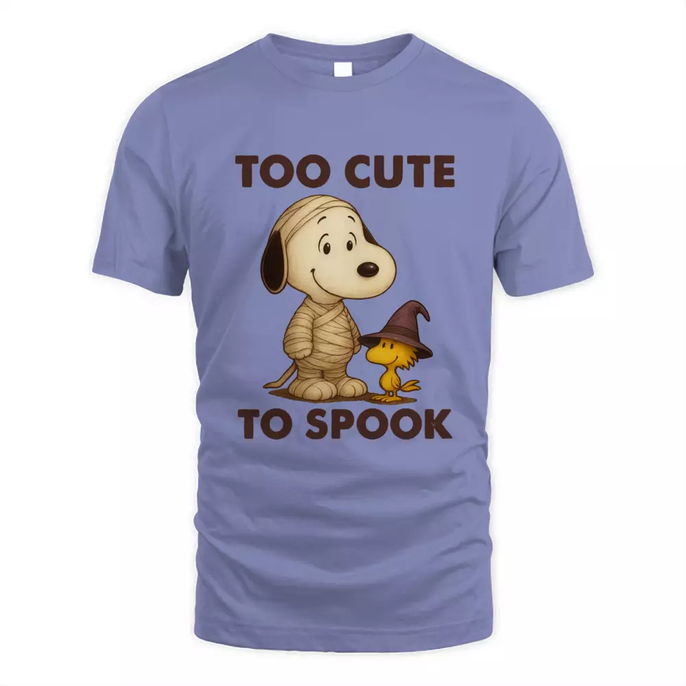 Too Cute To Spook Dog Bird Cute Witch Mummy Halloween